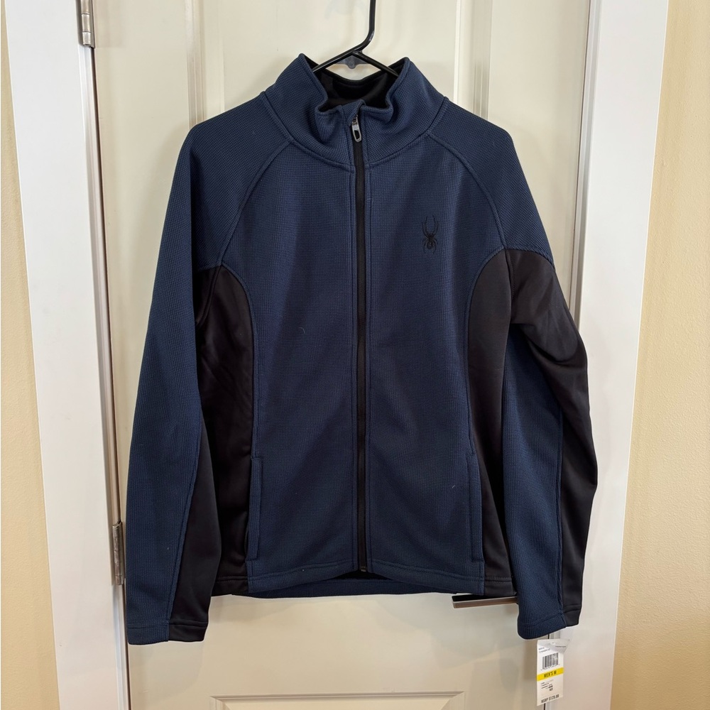 Spyder Navy and Black Men's zip up